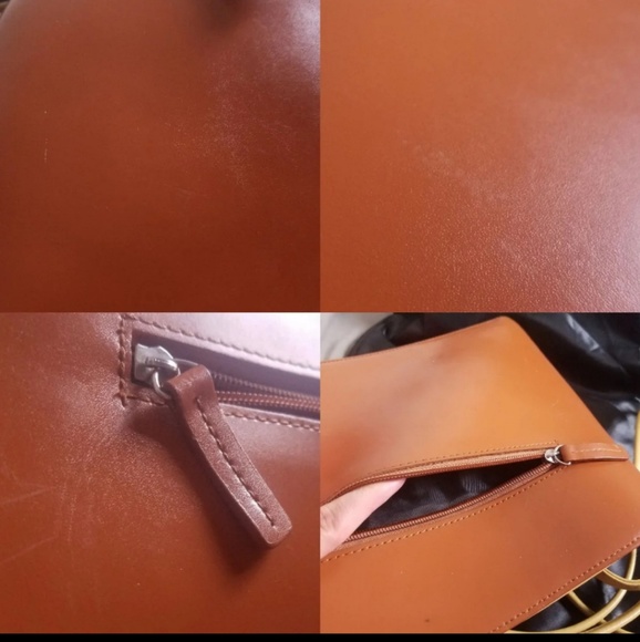 Cleo & Patek Zig Zag Bi Contrast Leather Bag - Picture 8 of 8